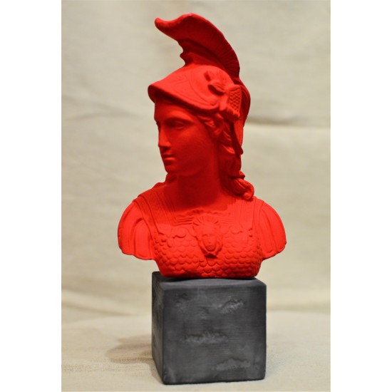 BUST OF ATHENA RED
